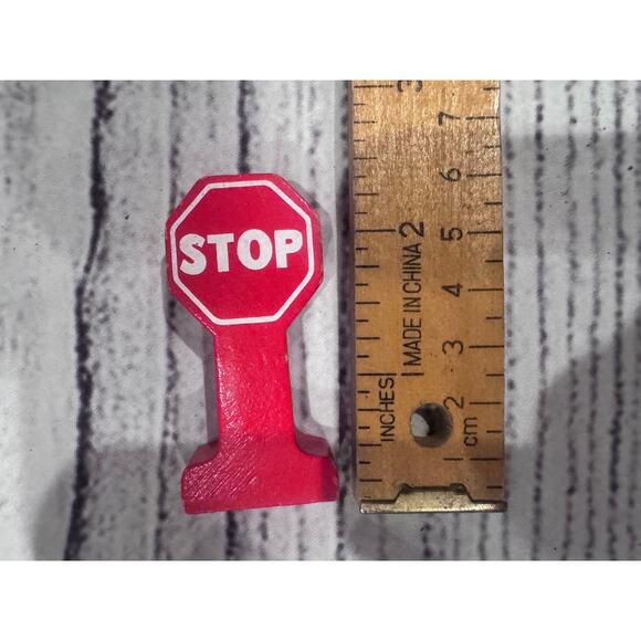 Vintage Thomas & Friends Wooden Railways Stop Sign - Picture 4 of 4